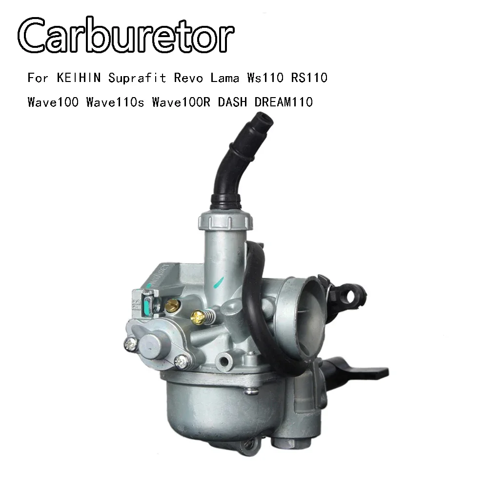 19mm PZ19B Motorcycle Carburetor Carb For Suprafit Revo Lama WS110 RS110 Wave100 Wave110S Wave100R DASH DREAM110 Replacement