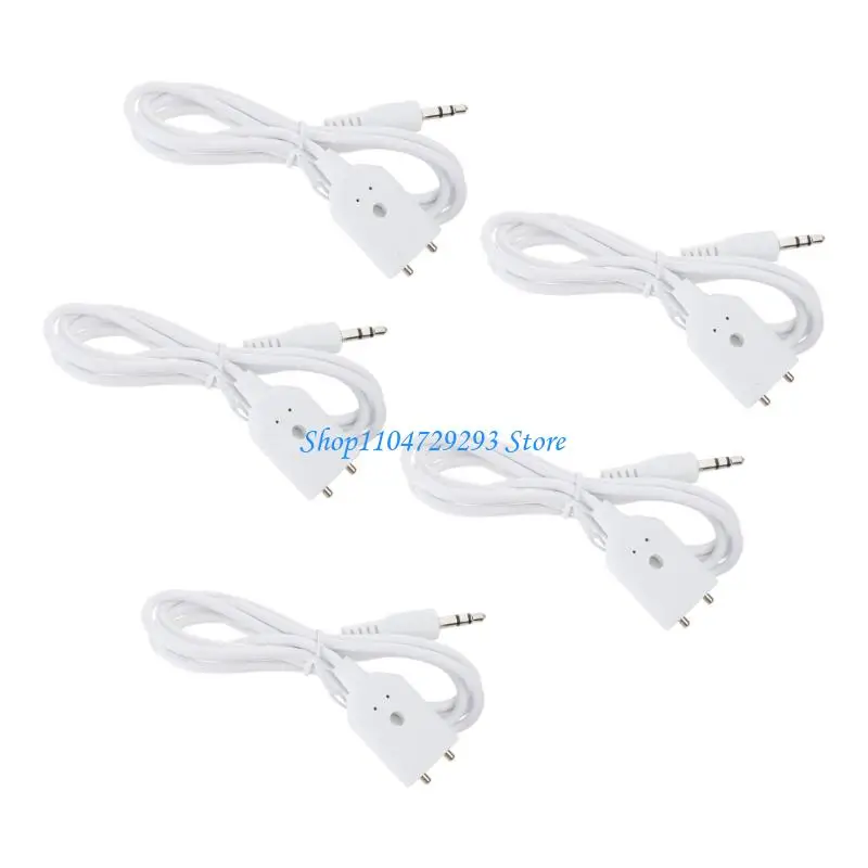 3.5mm Water Detection Electrode Type Water Leakage Alarm Detector Water Sensory Cable Power Supply Accessories