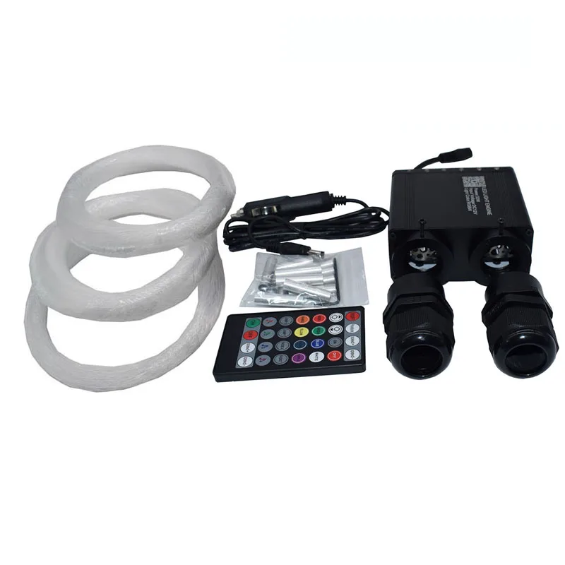 

Small size Twinkle 32W APP RGBW LED Light Engine + 6W Shooting Stars Engine Light 2 In 1 LED Light Kit For Car Home Starry Sky