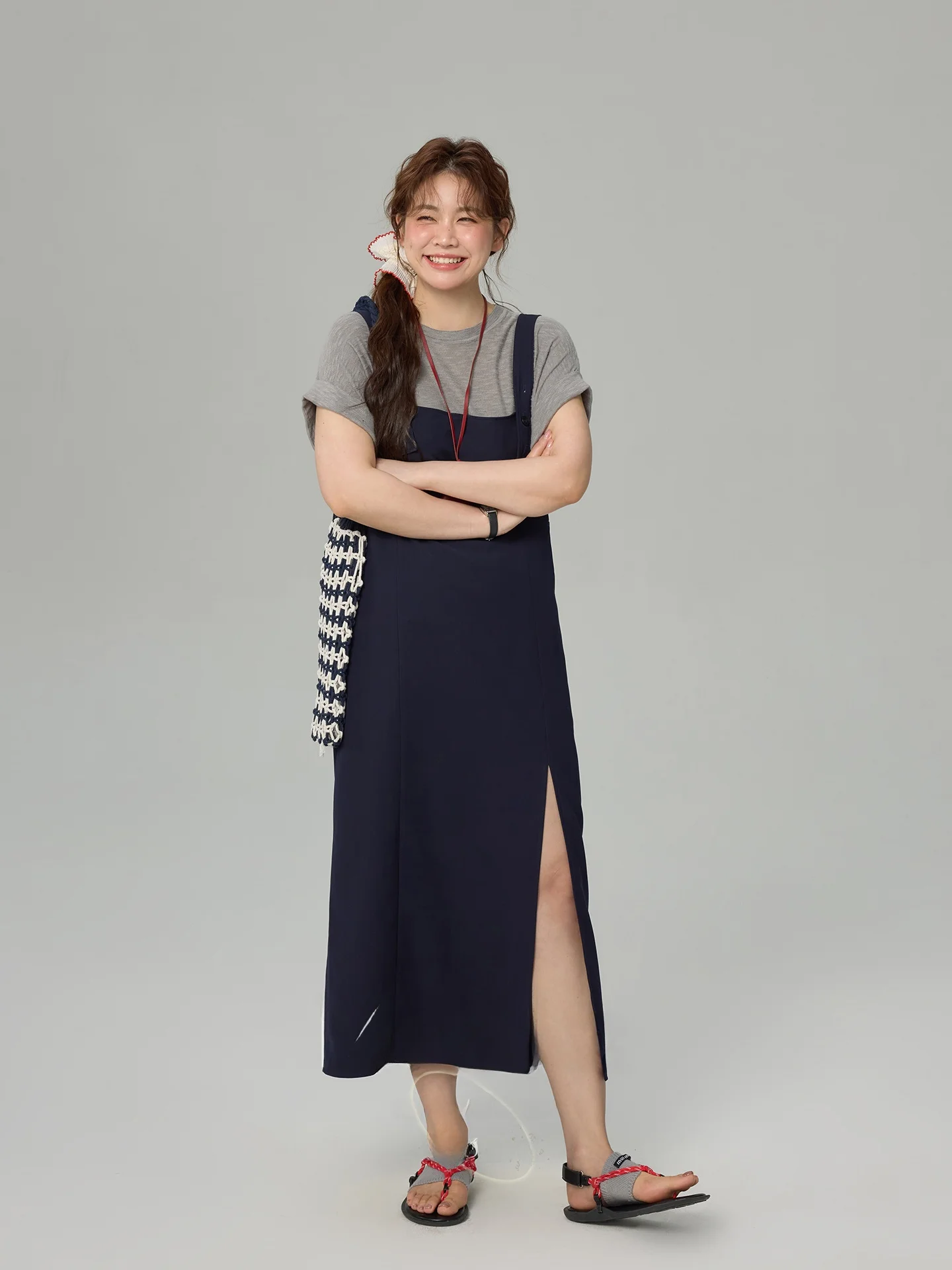 

Новое летнее женское платье больших размеров с длинным рукавом, А-силуэт, с завышенной талией, из полиэстера, без рукавов, с круглым вырезом, повседневное