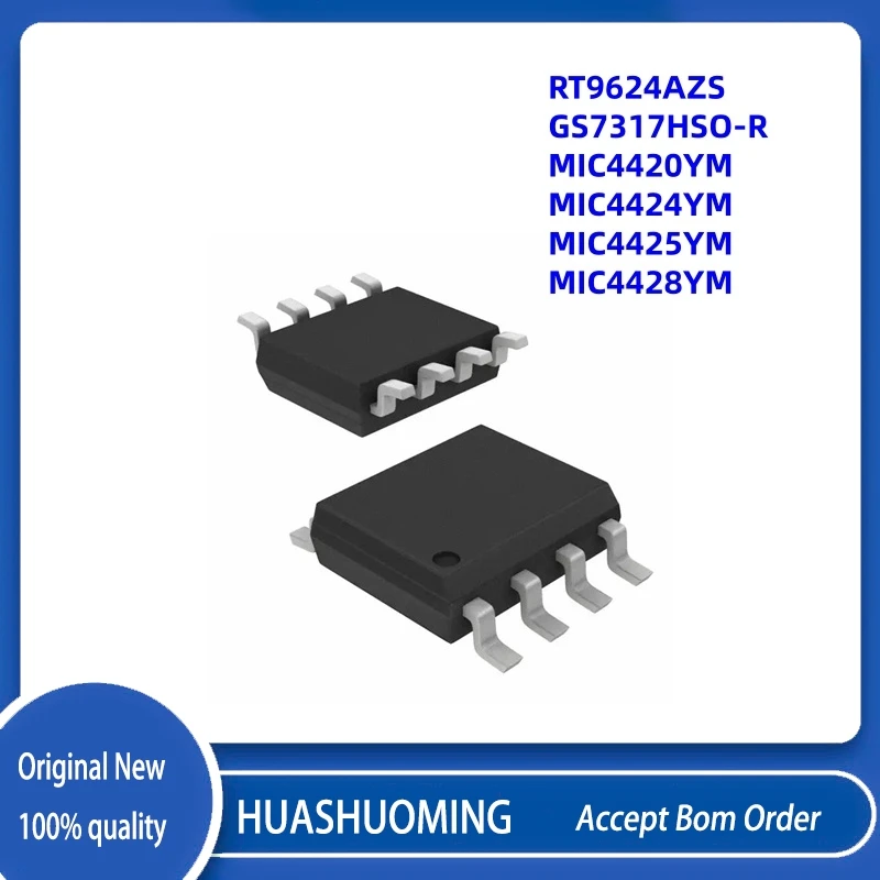 10Pcs/Lot New RT9624A RT9624AZS     GS7317HSO-R   MIC4420YM MIC4424YM   MIC4425YM  MIC4428YM 
