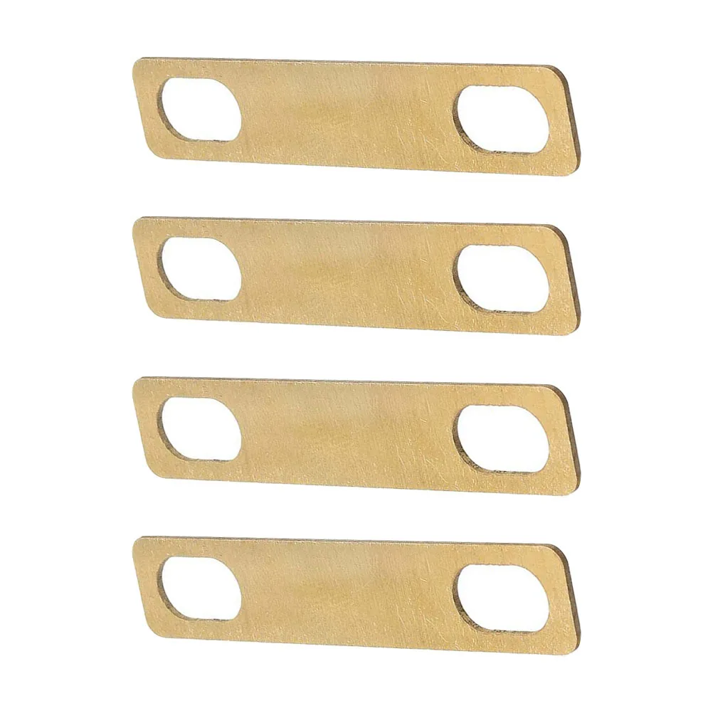 1 комплект прокладок для шеи гитары толщиной 0,2 мм, 0,5 мм, 1 мм, латунь для электрического бас-гитары, прочный сменный комплект, аксессуар для музыкального инструмента, инструмент