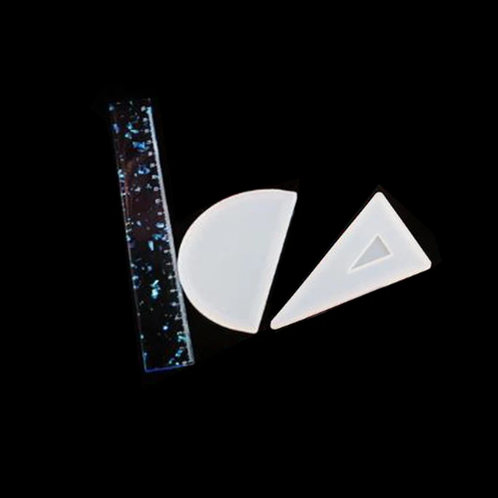 

Silicone Ruler Mold Epoxy Molds Diy Protractor Crafting Making Silica Gel Crafts