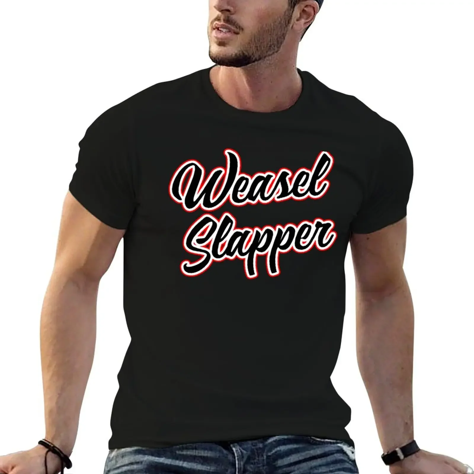 Weasel Slapper Mid Atlantic Wrestling T-Shirt tops essential t shirt clothes for men