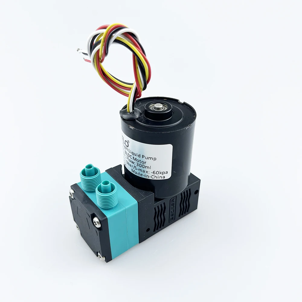 CF30M  corrosion resistance 2500ml/min  micro diaphragm gas and liquid mixing pump with  EPDM /FFKM/PTFE membrane