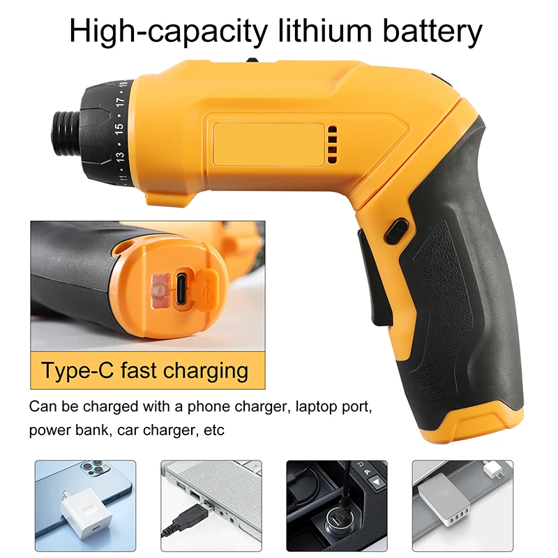 3.6v Power Tools Household Maintenance Repair 500mAh Lithium Battery Mini Household Electric Drill Rotated Cordless Screwdriver