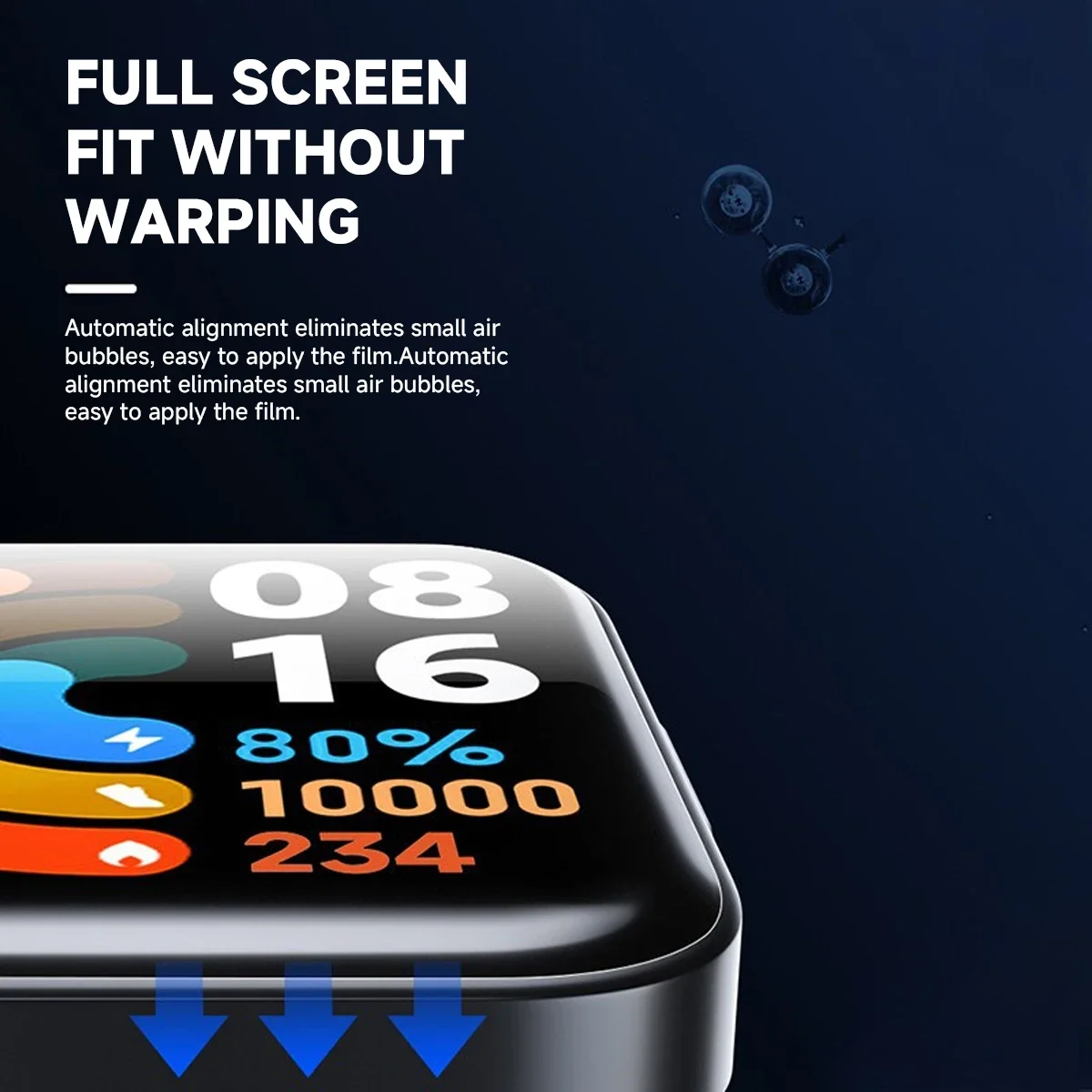 Screen Protector for Huawei Watch Fit 3 2 1 Curved Screen Protector for Huawei Watch Fit3 Ultra-HD Full Coverage Protective Film