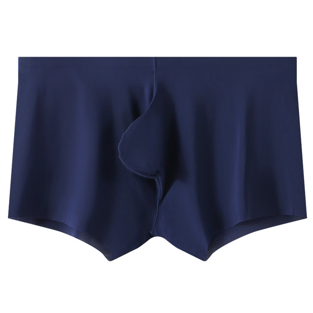 Men Seamless Trunks Adult Underwear Boxer Brief Pouch Hot Hot Lingerie Mid-rise Panties Sexy Accessories Shorts Men's Underpants