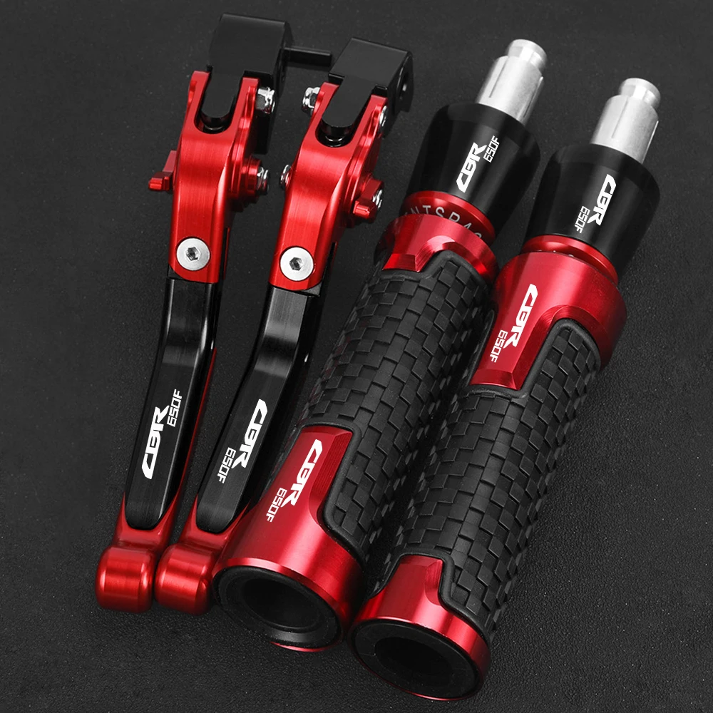 

Motorcycle Brake Clutch Levers Handlebar grips ends For honda CBR650F 2023 CBR 650F CBR650 F 2014-2022 2021 2020 2019 2018 2017