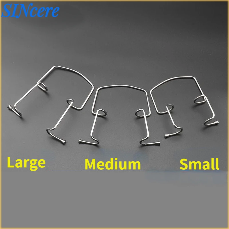 1PC Dental Full Mouth Retractor Dental Retractor Mouth Gag Oral Care Mouth Opener Stainless Steel Dental Teeth Whitening Tool