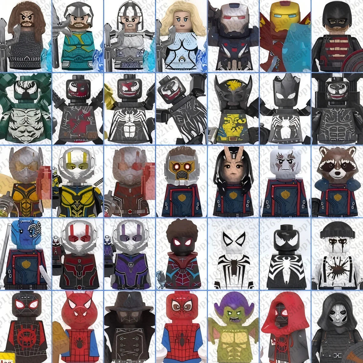 

Строительные блоки Marvel, детские мини-кирпичные игрушки, lron Man Ant-Man Taskmaster, редкие предметы коллекционирования, подарки, сборка, куклы, игрушки