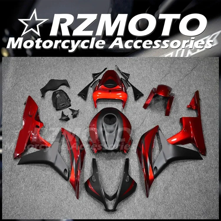 

4Gifts Injection Mold New ABS Motorcycle Fairings Kit Fit For HONDA CBR600RR F5 2007 2008 07 08 Bodywork Set Custom Red Black