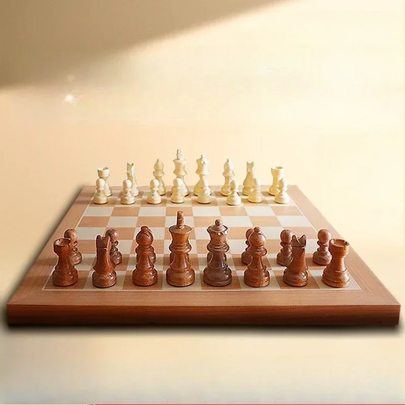 Intelligent chess solid wood small electronic board network game man-machine game