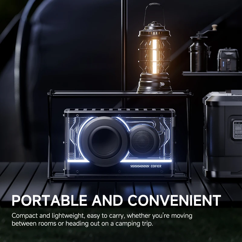 Edifier QD25 Bluetooth スピーカー卓上サウンドボックス Hi-Res オーディオ Bluetooth 6.0 TWS ステレオ 25W 出力