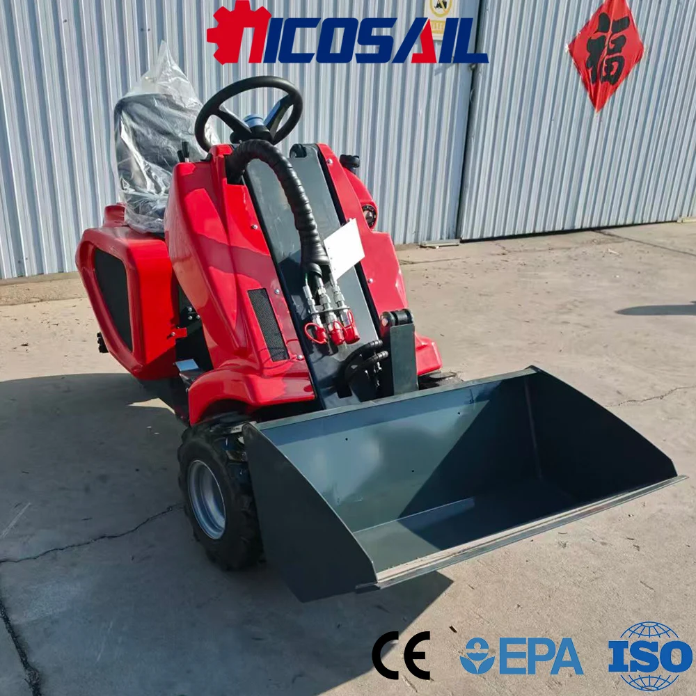 

Мини-погрузчик с 3 колесами, двигатель Euro 5, сертификат CE, для фермерских и садовых работ