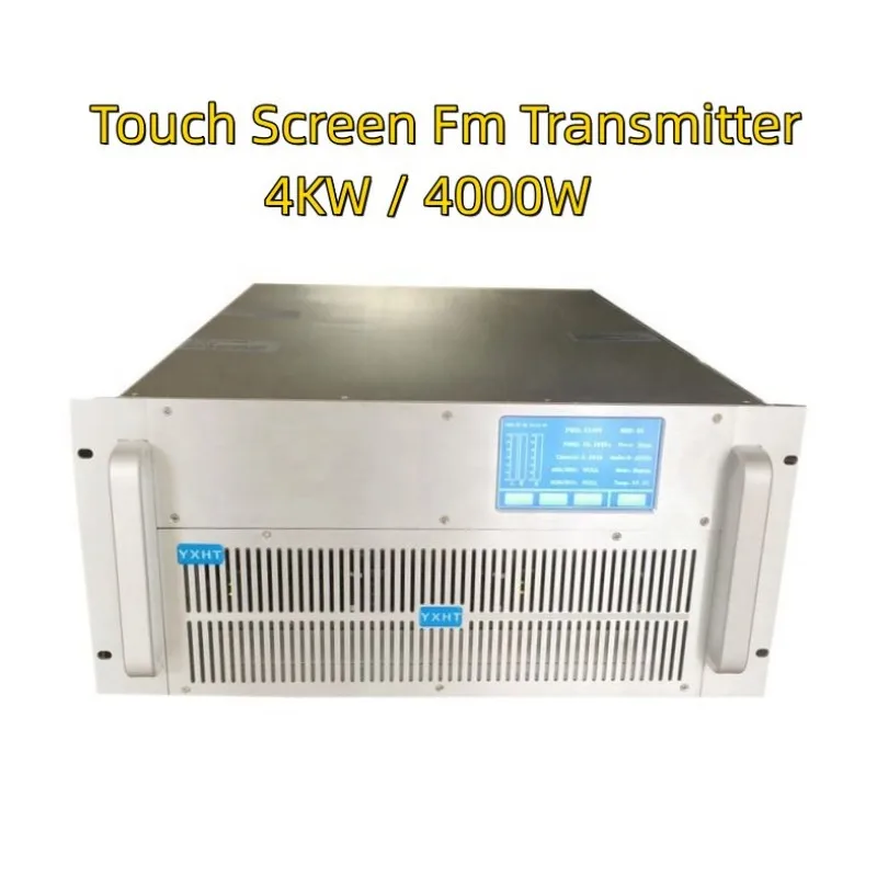 Touch Screen 4000 Watt Fm Transmitter 4kw For Radio Station