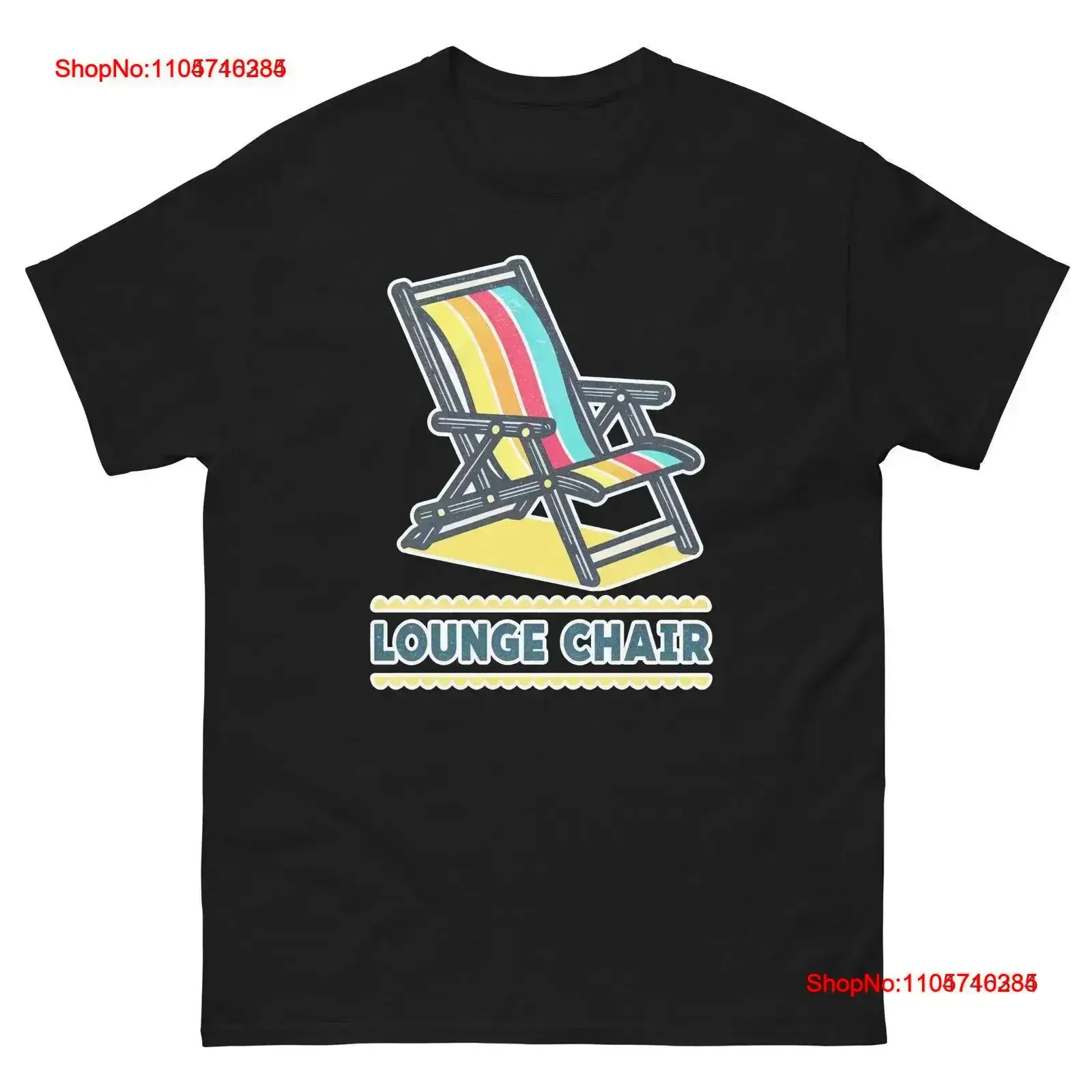 Lounge Chair Hotel Item Travel Motel T Shirt vintage Washed Top For Everyday Wear Soft Breathable Slightly graphic vintage