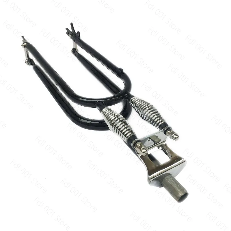 26 Inch Springer Front Fork Dual Spring V Disc Brake Retro Beach Cruiser Bicycle Fork  for Indian Style