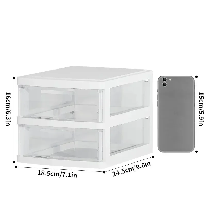 Desktop Storage Box Drawer Type Storage Cabinet Office Desk Storage Boxes Cosmetics Stationery Debris Rack Closet Organizer