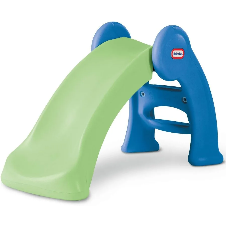 Little Tikes Junior Play Slide Green Blue 5 ft or less