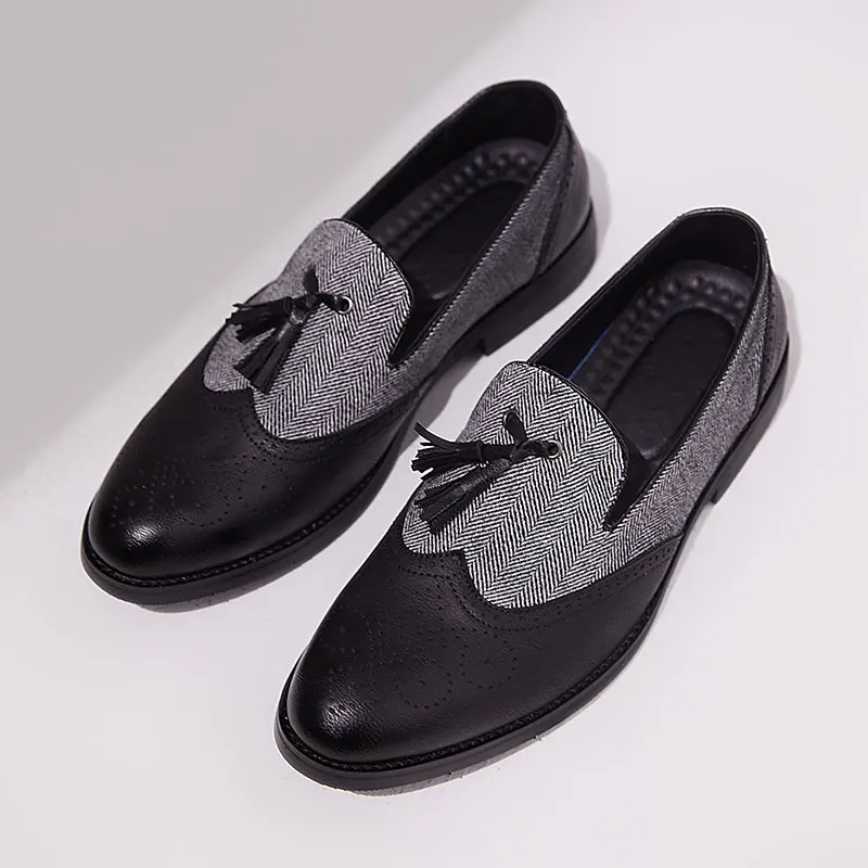 Men's leather shoes, banquet, wedding party, high-quality genuine leather shoes #SJ-6987