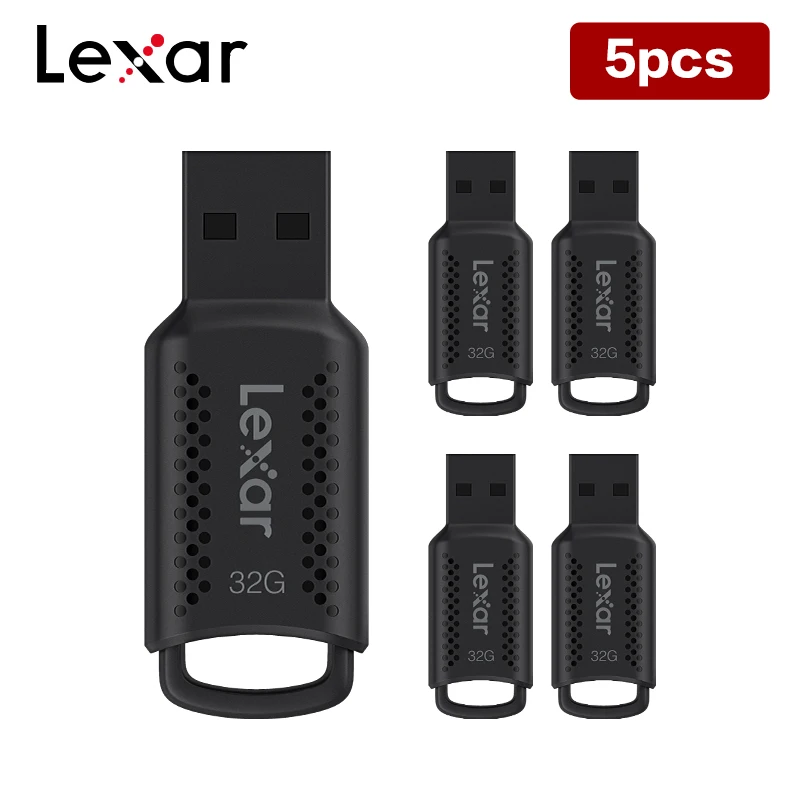 Original Lexar JumpDrive USB Flash Drive 32GB 64GB 128G V400 USB 3.0 Memory Stick Wholesale Link 5pcs 10pcs 20pcs U Stick For PC