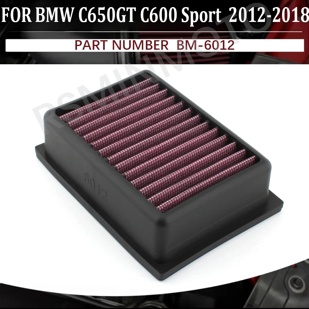 

Engine Air Filter For BMW C650GT 2012-2020 C600 Sport 2012-2018 BM-6012