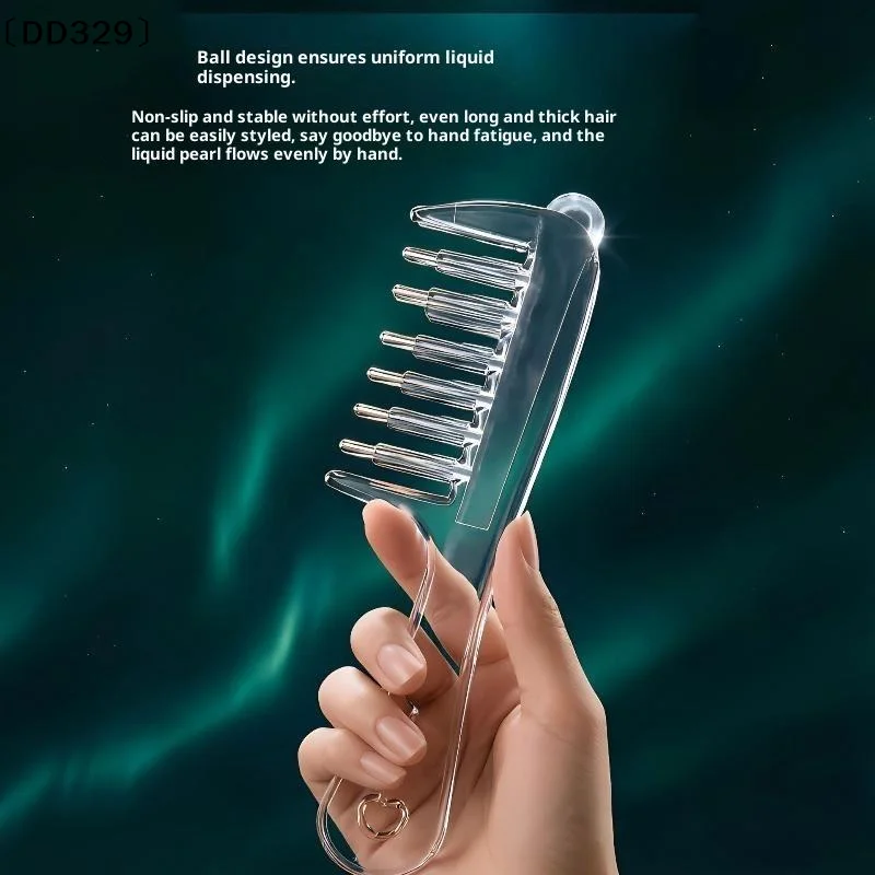 Scalp Liquid Applicator Comb Precise Dispensing Anti Hair Snagging Scalp Massage For Daily Care Hair Growth Home Travel〔DD329〕