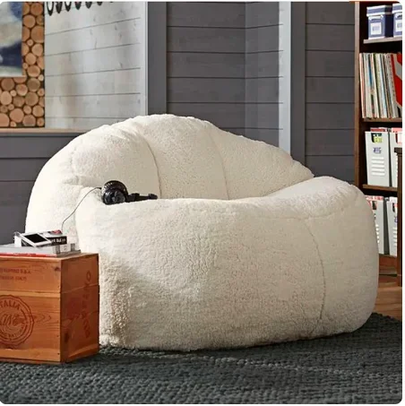 2021 New Bean Bag Sofa Bed Pouf No Filling Stuffed Giant Beanbag Ottoman Relax Lounge Chair Tatami Futon Floor Seat Furniture