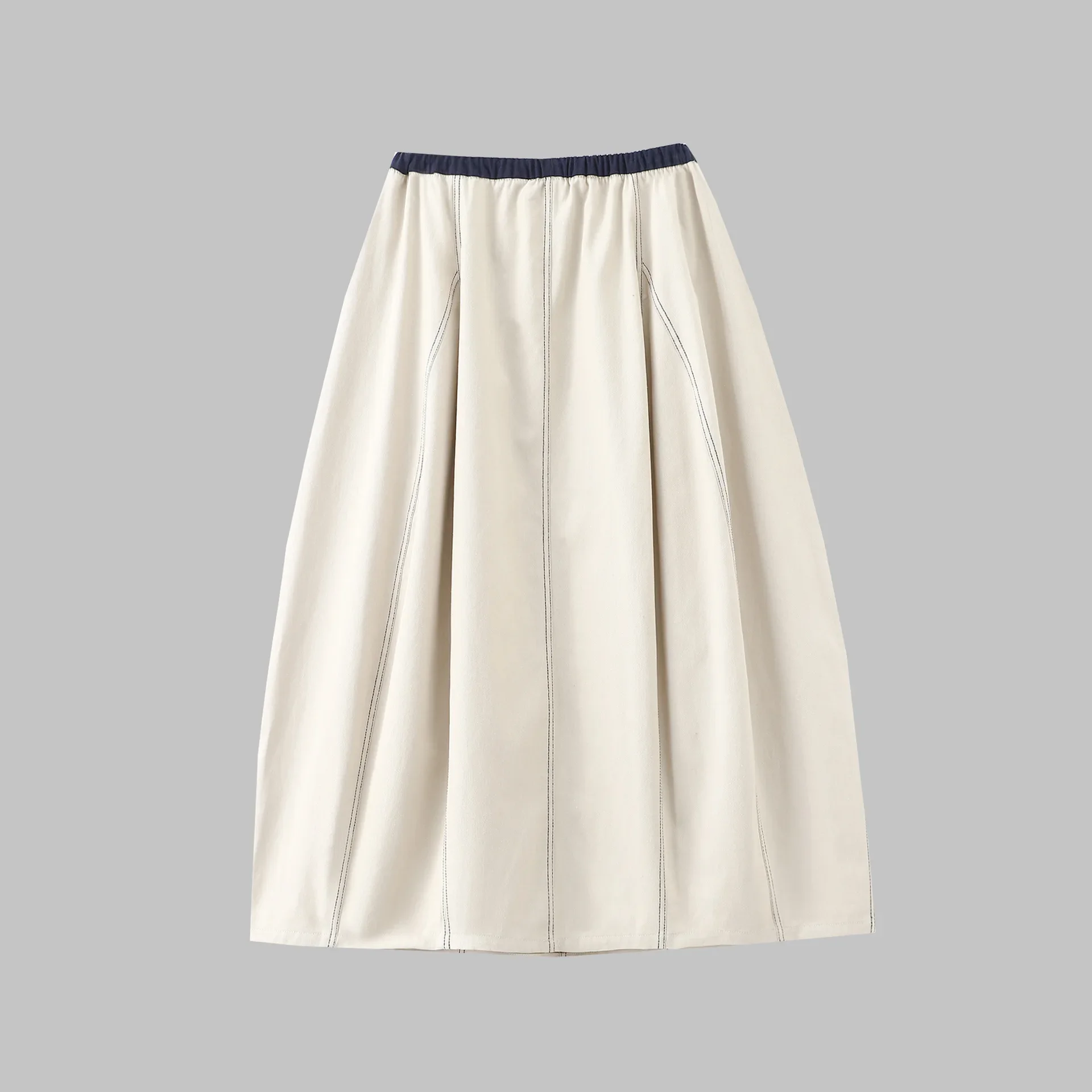 Bud Skirt Korean Three-dimensional Splicing Bud Skirt Versatile and Thin A-shaped Skirt