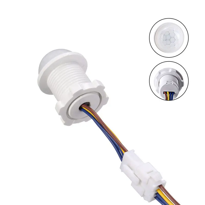 

Датчик движения переключатель детектора 110 В 220 В, человеческий тело, инфракрасный детектор, автоматический фотопереключатель, макс. 40 Вт, без регулируемой задержки