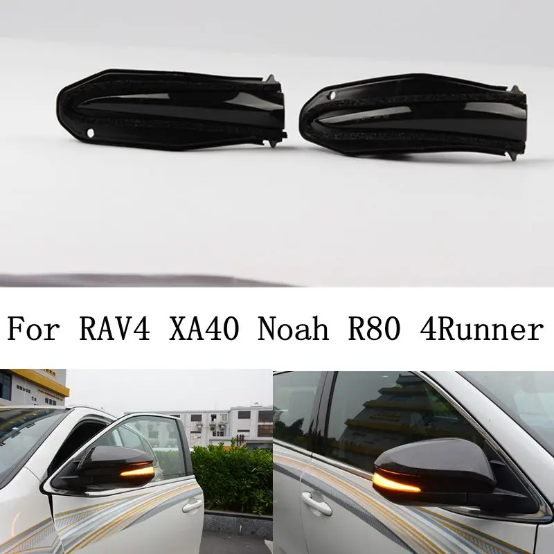 

Side Mirror LED Dynamic Turn Signal Light Sequential For Toyota RAV4 XA40 13-18 Noah R80 4Runne