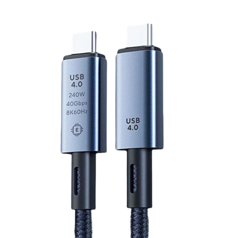 Advanced USB4 Type C Cable for Seamlessly 8K Video Output and 240W Charging Suitable for Phones Laptops and Tablets 83CF