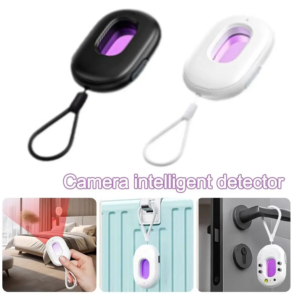 Intelligent Camera Detector Portable Sound and Light Alarm Camera Signal Detector Anti-Peeping Protection