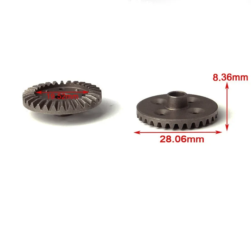 Upgrade Metal Gear 30T 24T 12T Differential Driving Gears 0011/0012/0013/0014 for Wltoys 12428 12429 RC Car Spare Parts