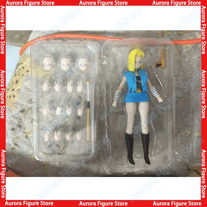 متوفر في المخزون ألعاب الضرب 1/12 SHF المتمردين الفتيات لونا نيكا لعبة دراغون بول زد أندرويد 18 بولما أنيمي عمل أرقام اللعب نماذج البلاستيكية هدية