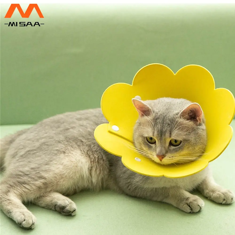 Flower Shaped Adjustable Cute Creative Pet Products Elizabethan Collar For Kitten Puppy Anti-bite New Pet Accessories Cat Goods