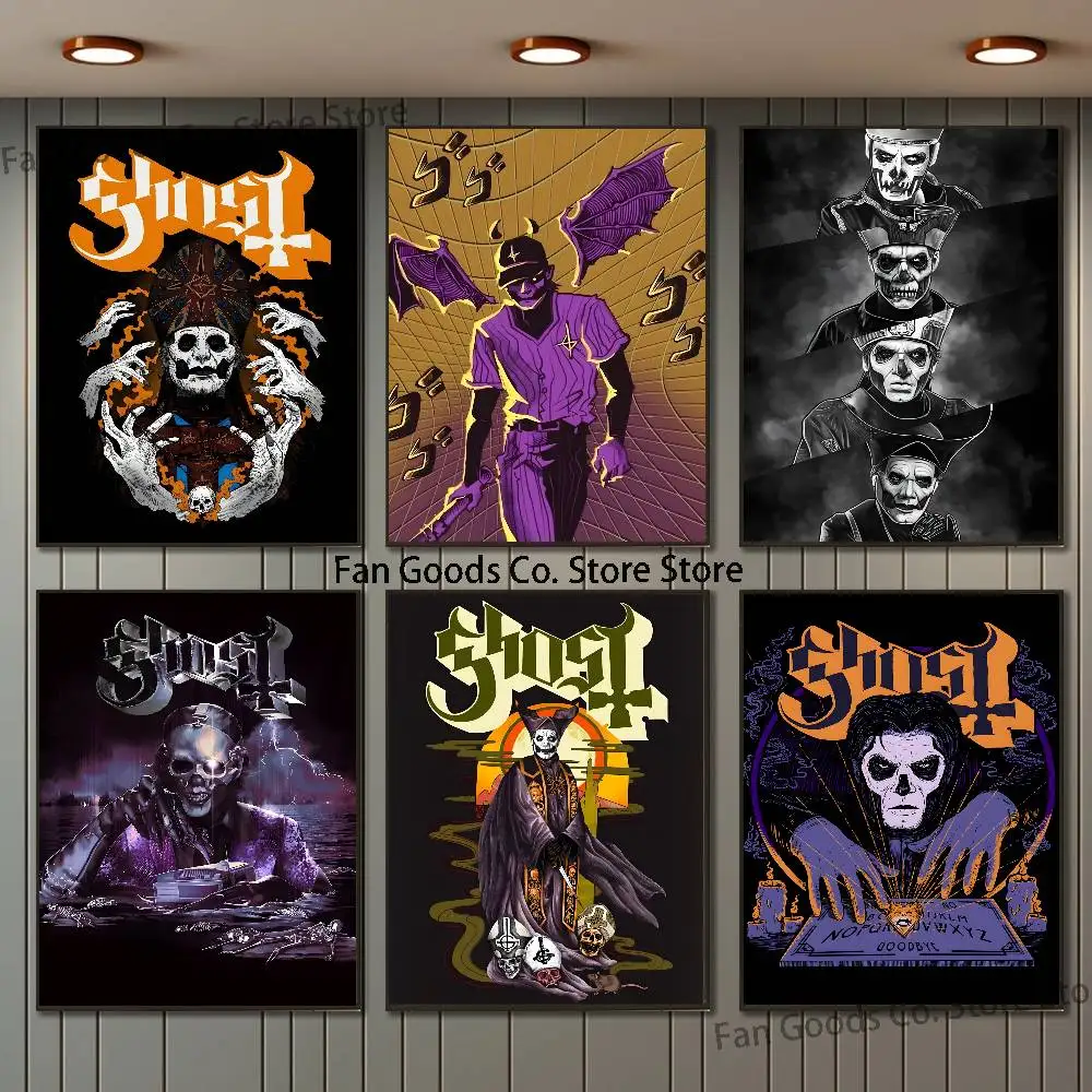 G-Ghost bc Nameless Ghoul Poster Home Gym Football Basketball Prints Wall Stickers Paintings for Home Living Room Decor