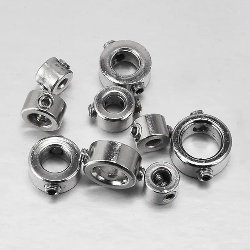P82E 9PCS Drill Bit Stop Collar Collar Stop Bit Collar Set Drill Ferrame