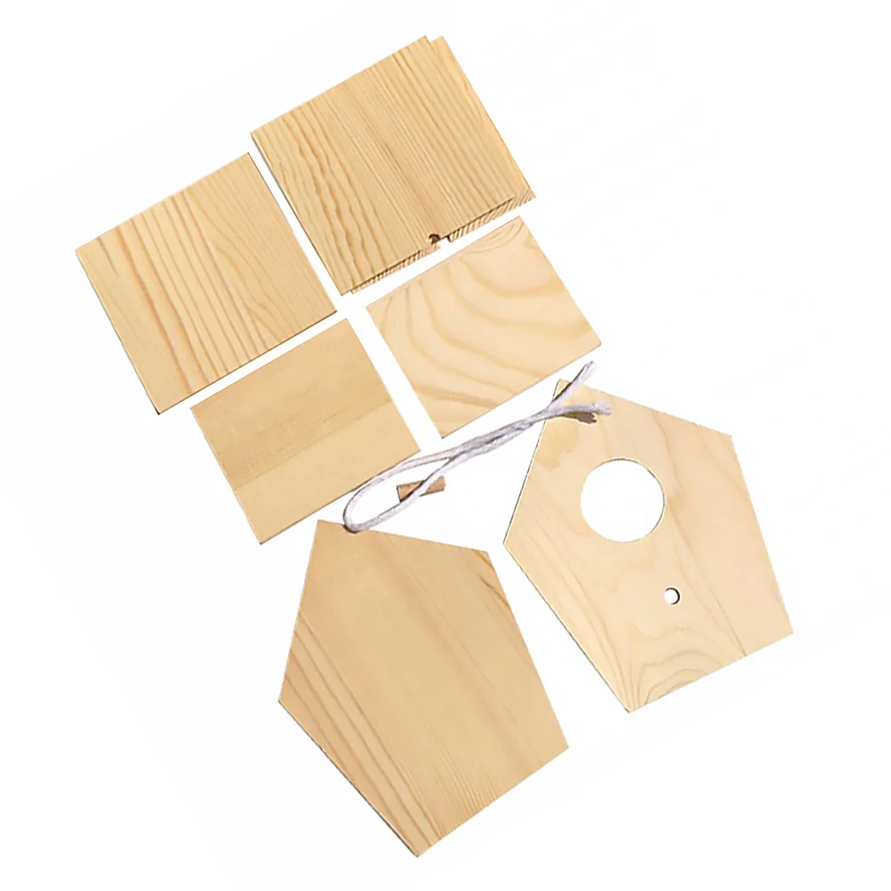 

1Pcs Simulation Bird Nest Wooden Parrot House Classic Entrance Bird Breeding Box Pet Supplies Wooden Parrot House