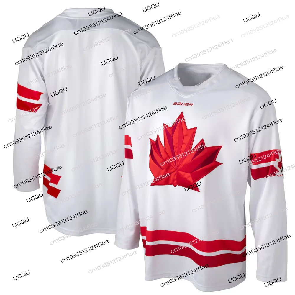 2026 Canada Ice Hockey New Jersey, McDavid Fan Special Edition Ice Hockey Jersey Set Men's Long-Sleeve Athletic Jersey image 5