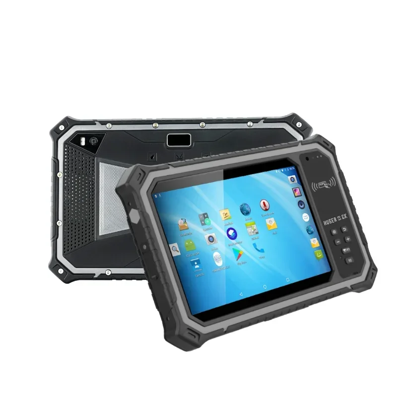 HUGEROCK R80 8 Inch Industrial Rugged Android Tablet 18900mAh NFC Android 13 QR 2D 1D Barcode Scanner Reader Waterproof Tablets