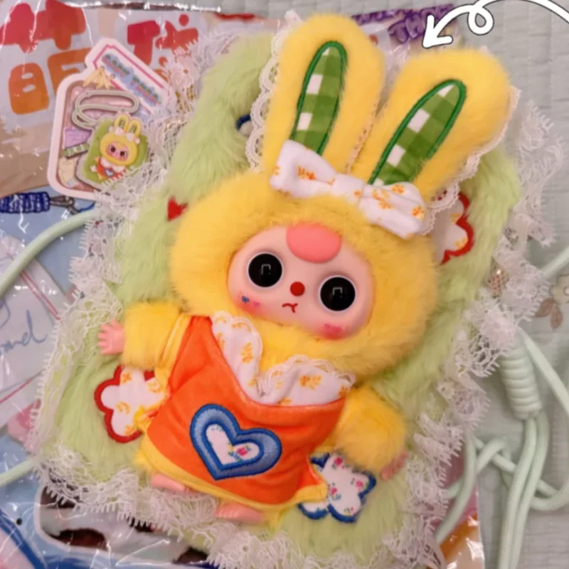 

В наличии подлинная сумка для мобильного телефона Baby Three V2, слепая коробка, милая плюшевая кукла, подвеска, украшение, коллекция, модная игрушка, подарок-сюрприз