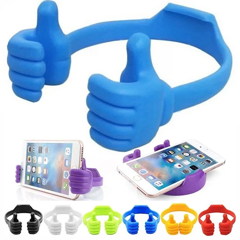 Thumbs Up Cellphone Stand Holder Lazy Desk Universal Flexible Tablet Universal Smartphone Stand Holder For iPhone Samsung Xiaomi