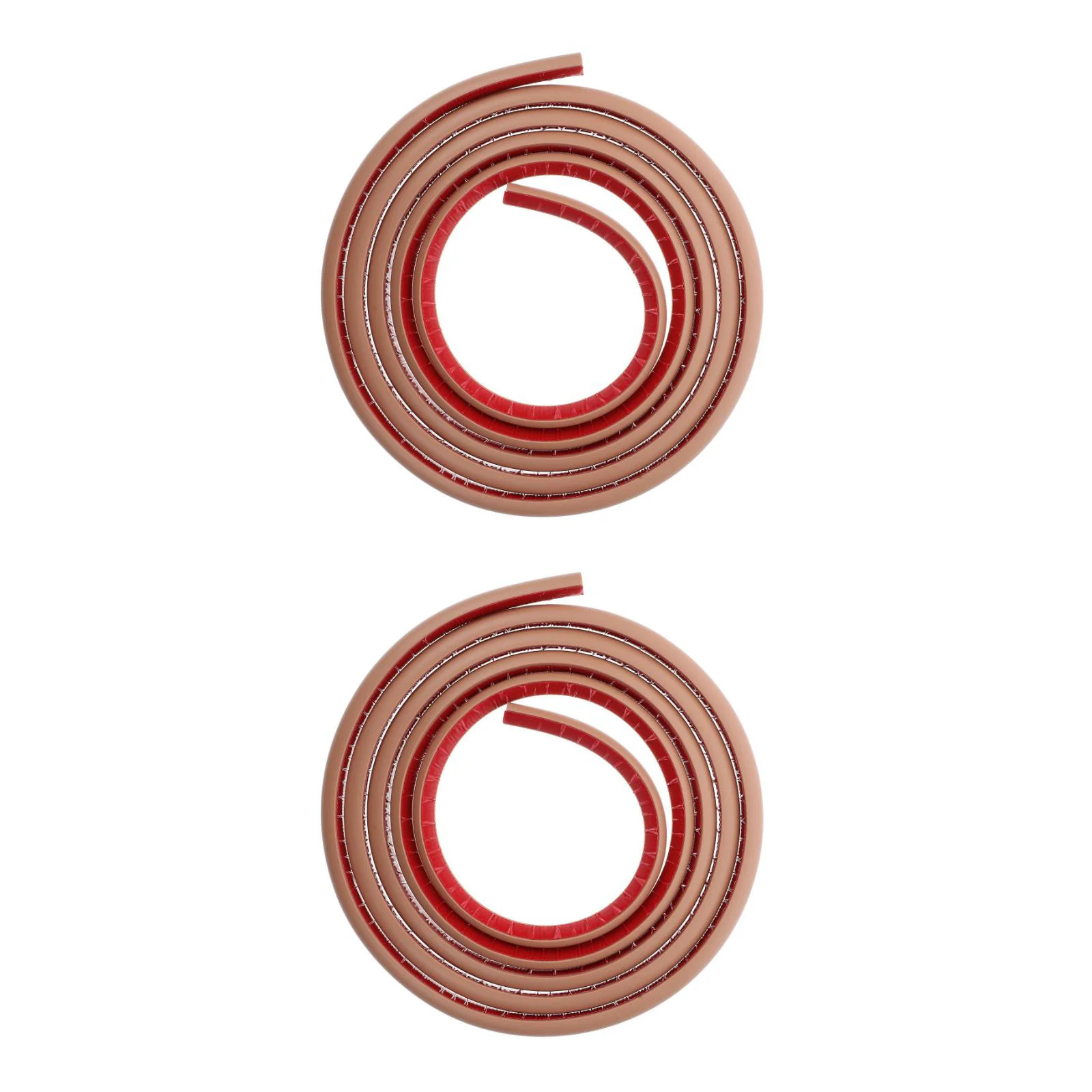 2pcs Bendable pvc Edge Trim Self Adhesive Quarter Round Molding For Floor Stairs Corners Bathtub Bendable Molding Trim 3 Meters