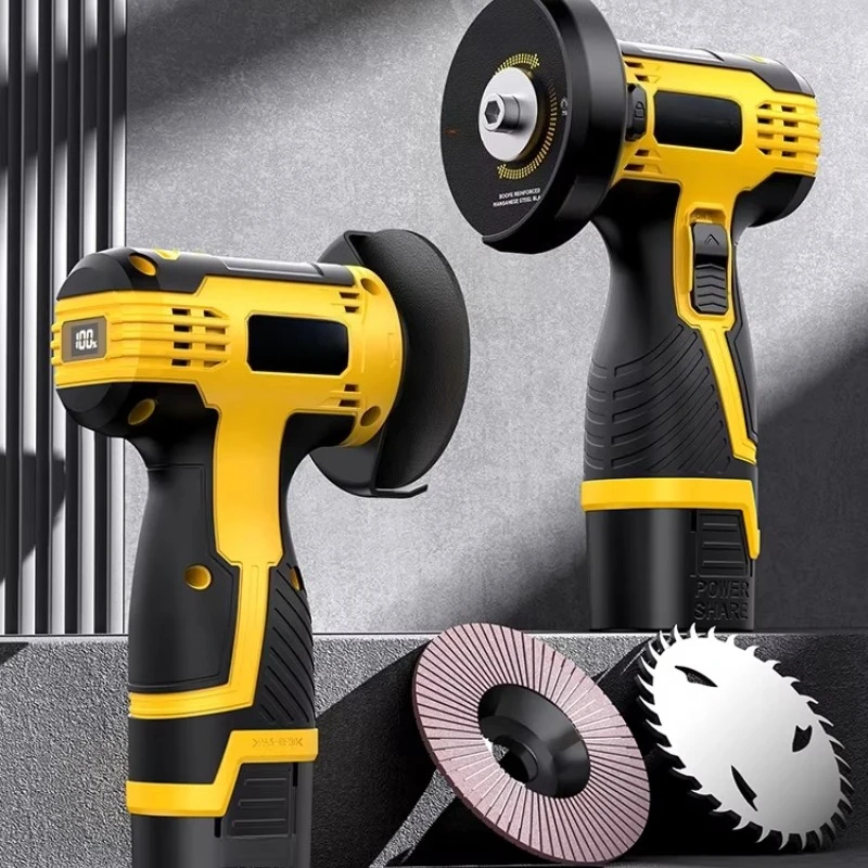 

Lithium Battery Angle Grinder Household Small Mini Polishing Machine Multi-function