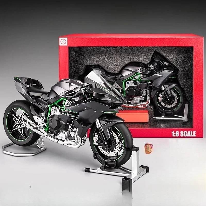 1:9 Model mainan sepeda motor Ducati die-cast alloy simulasi koleksi Kawasaki hadiah anak laki-laki ornamen