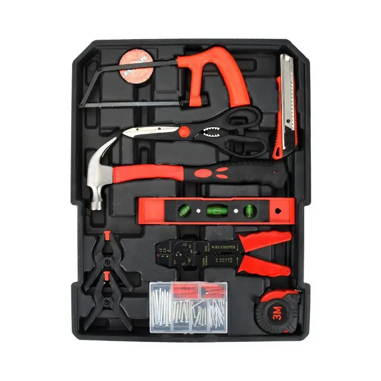 Household Pull Rod 499 Piece Combination Tool Set Wood Working Gardening Tools Set