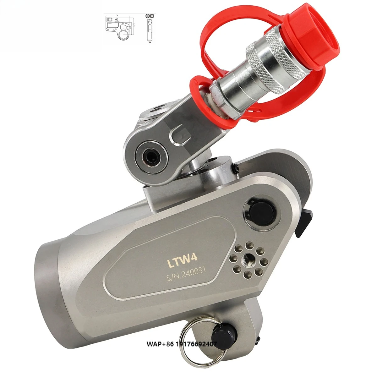 Low Profile Hydraulic Torque Wrench Factory Price 700Mpa Industrial Grade Light Weight With Aluminum-titanium Material