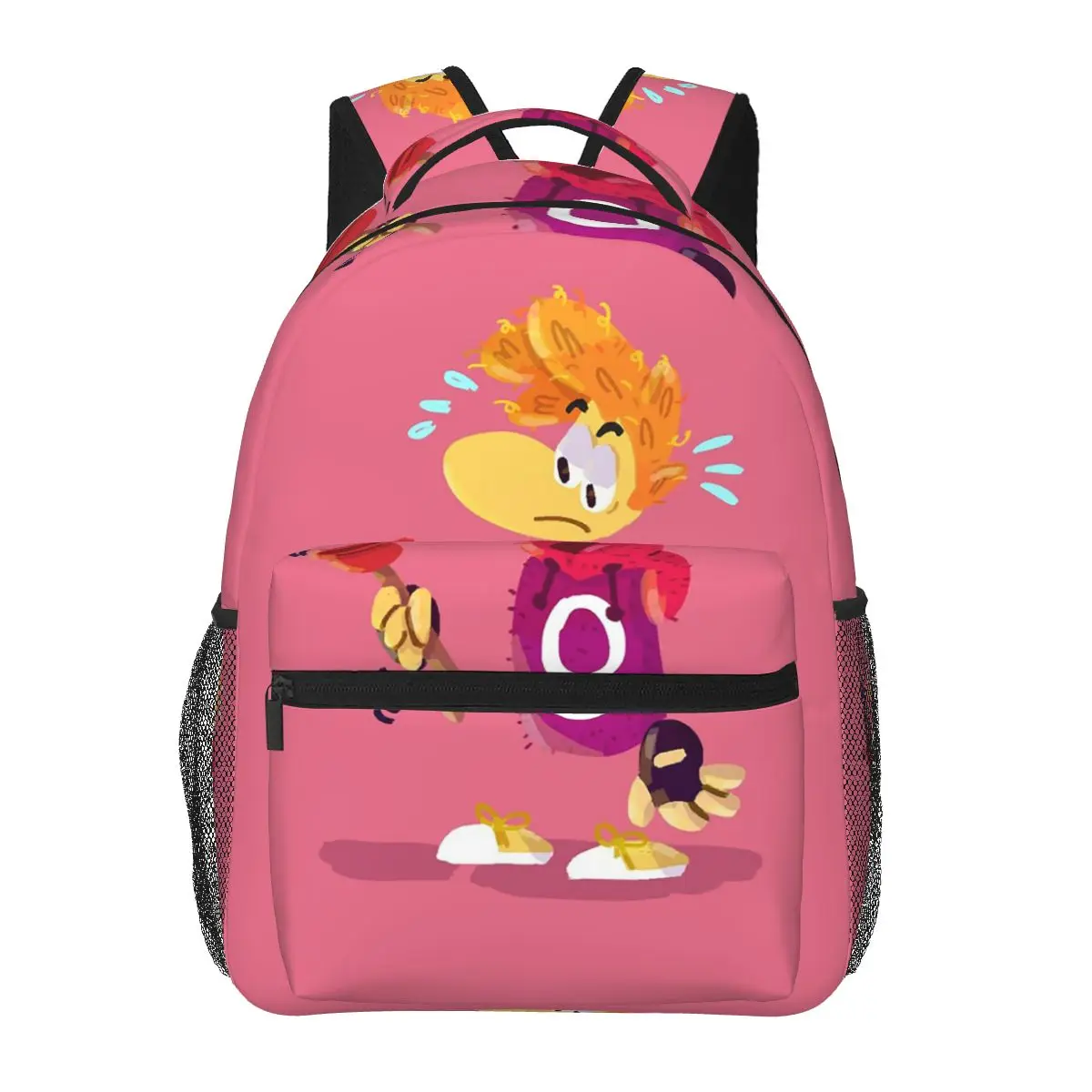 حقيبة ظهر Rayman Legends رائجة البيع Daypack ذات سعة كبيرة للأطفال حقيبة كتب مدرسية حقائب كتف للرجال والنساء